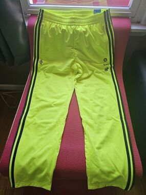 ADIDAS Originals x Fonky Solar Yellow Track Pants Men's Large NWT